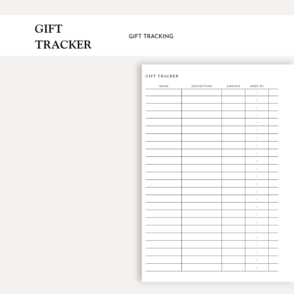 Birthday & Gift Tracker