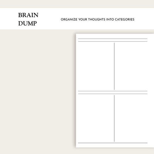Brain Dump Insert