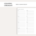 Cleaning Checklist