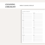 Cleaning Checklist