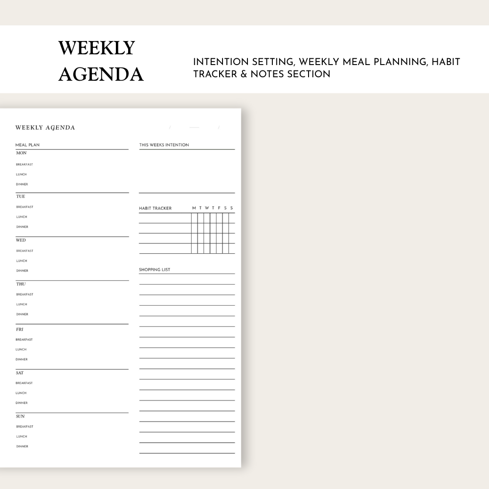 The Essential Insert Bundle - Weekly