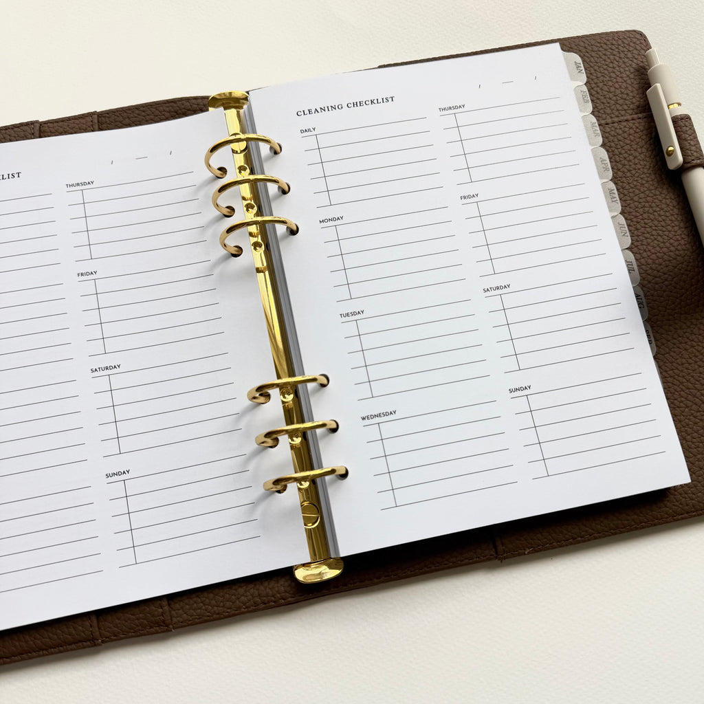 Cleaning Checklist