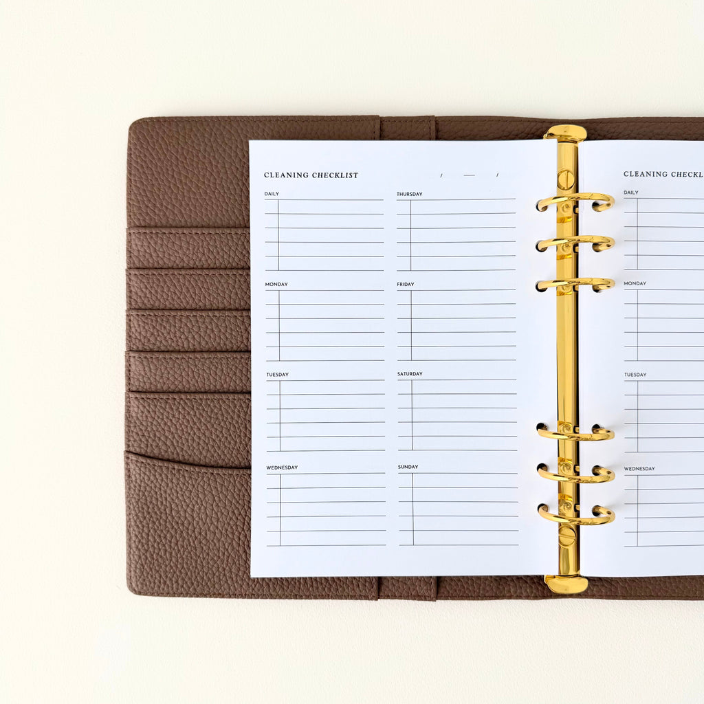Cleaning Checklist