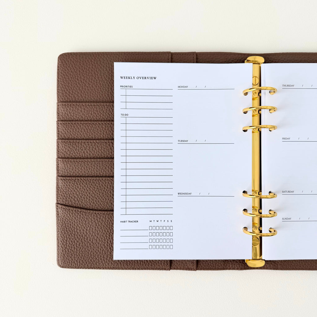 Weekly Overview Spread
