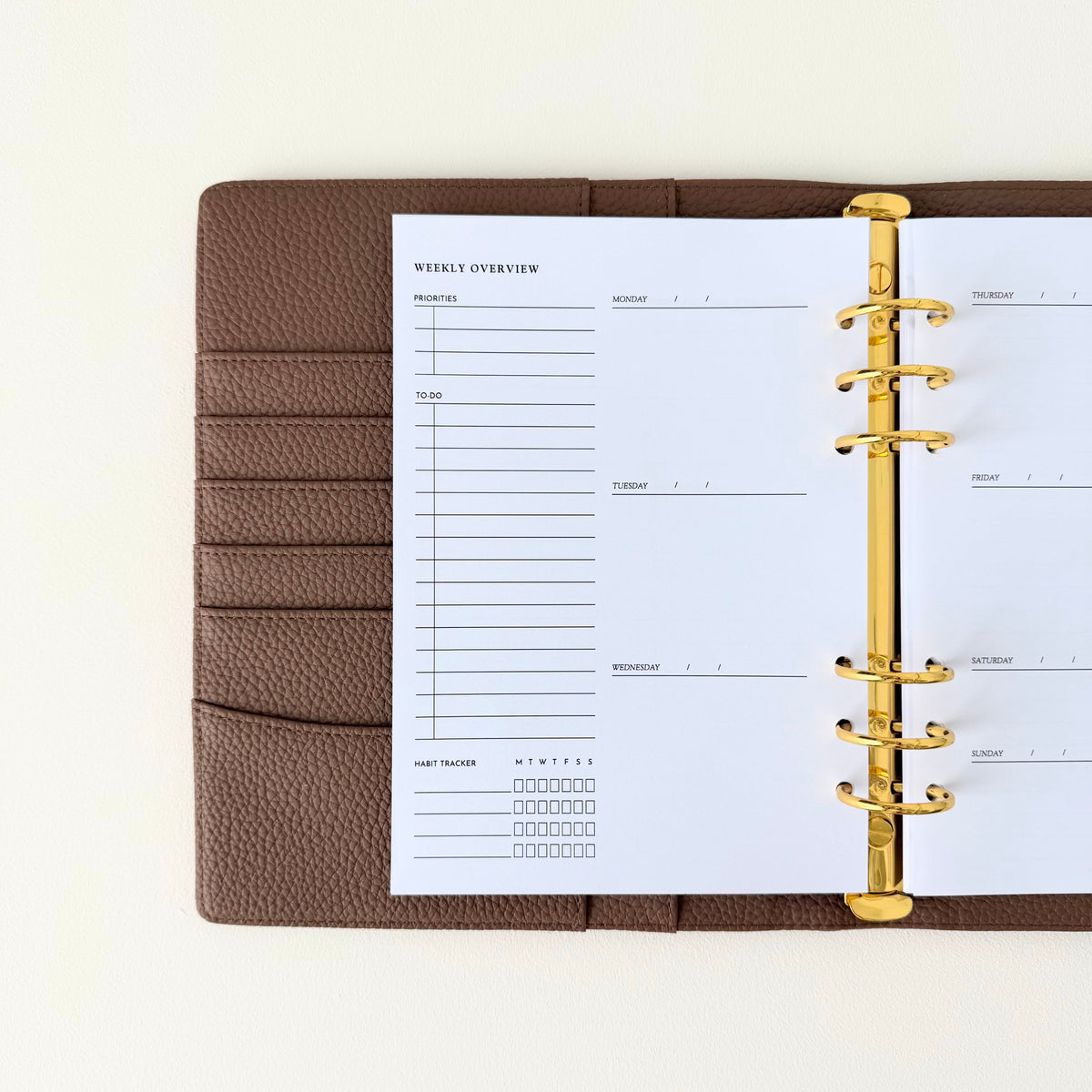 Weekly Overview Spread
