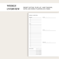 Weekly Overview Spread