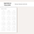 Birthday & Gift Tracker